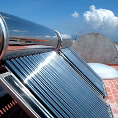 Calentador de agua solar